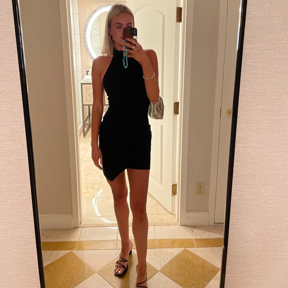 Superdown Revolve Women's Size Small Tegan Wrap Mini Dress